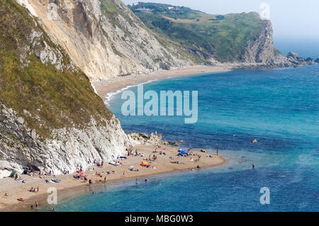 Man O' War Strand in der Nähe von Lulworth in Dorset England Vereinigtes Königreich UK Stockfoto