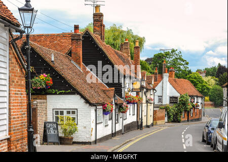 Kneipen von St. Michael Straße Stockfoto