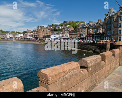 Kai und Hafen von Oban, Argyll und Bute, Schottland, Großbritannien Stockfoto