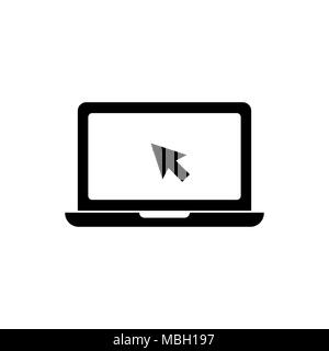 Laptop Notebook vektor Icon, Symbol Stock Vektor