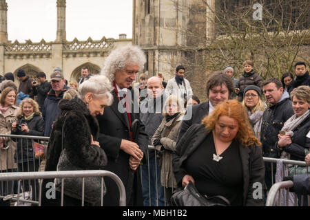 Stephen Hawkin's Funeral Stockfoto