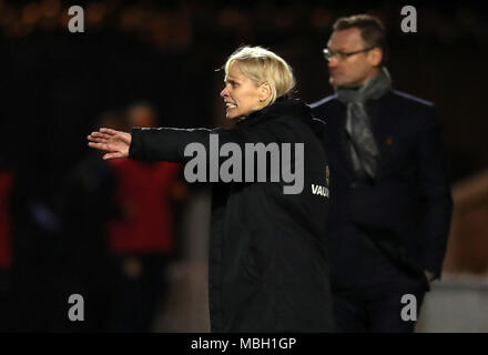 Schottland manager Shelley Kerr bei der Frauen-WM-Qualifikationsspiel an den Paisley 2021 Stadion, Paisley. Stockfoto