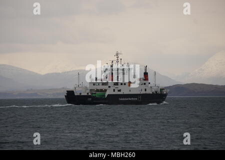 MV Coruisk verlassen Craignure Stockfoto