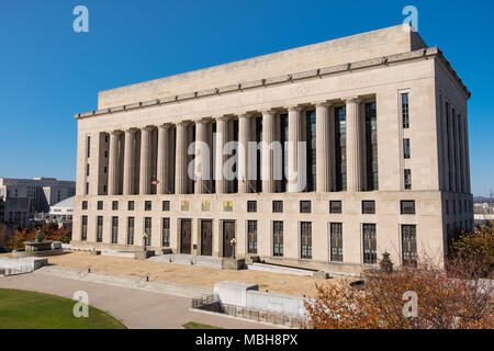 Öffentliche Gebäude und Davidson County Court House in Nashville, Tennessee, USA. Stockfoto