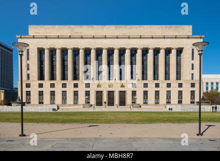 Öffentliche Gebäude und Davidson County Court House in Nashville, Tennessee, USA. Stockfoto