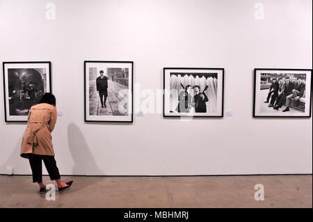 Peking, Peking, China. 11 Apr, 2018. Peking, China - Die "Die Beatles, Morgen" Ausstellung ist in Peking vom 24. bis 27. Mai 2018 statt. Credit: SIPA Asien/ZUMA Draht/Alamy leben Nachrichten Stockfoto