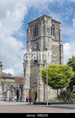 Die Ruinen der Kirche der Heiligen Rood, High Street, Southampton, Hampshire, England, Vereinigtes Königreich Stockfoto