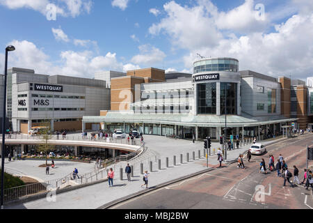 Arundel Zirkus Eingang WestQuay Shopping Centre, Southampton, Hampshire, England, Vereinigtes Königreich Stockfoto