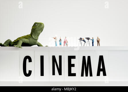 Lights, Camera, Action! Stockfoto
