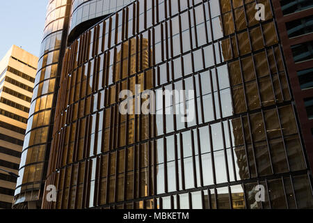 Die neue EY Zentrum bei 200 George Street. Es ist eine der nachhaltigsten Australiens Gebäude in Sydney. Stockfoto