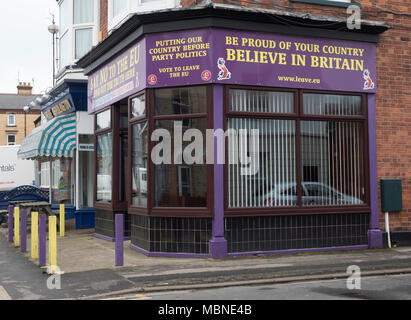 Büro der UKIP Partei in Bridlington, Osten Ridings von Yorkshire, England, Vereinigtes Königreich Stockfoto