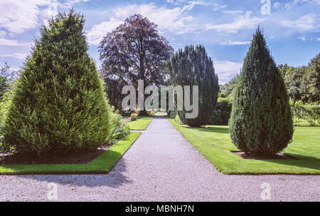 De Steeg, Niederlande, 23. August 2014: Der Garten rund um das Schloss- und Landgut Middachten in De Steeg in Nederland Stockfoto