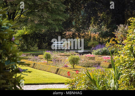 De Steeg, Niederlande, 23. August 2014: Der Garten rund um das Schloss- und Landgut Middachten in De Steeg in Nederland Stockfoto