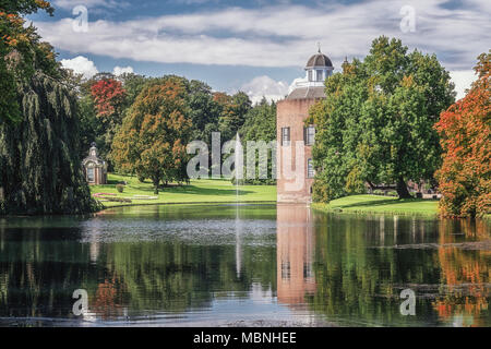 Rozendaal, Niederlande, 23. August 2014: Das Schloss und Park Rosendael in Rozendaal in den Niederlanden Stockfoto