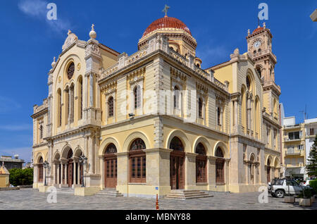 Heraklion, Kreta/Griechenland: Agios Minas Kathedrale ist ein Griechisch-orthodoxen Kathedrale in Heraklion, das als Sitz des Erzbischofs von Kreta Stockfoto