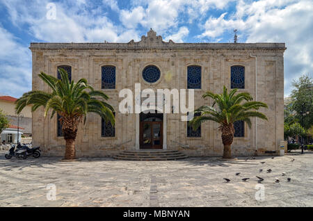 Heraklion, Kreta/Griechenland: Die Kirche des Agios Titos ist eine Orthodoxe Kirche in Heraklion, die dem Heiligen Titus eingeweiht Stockfoto