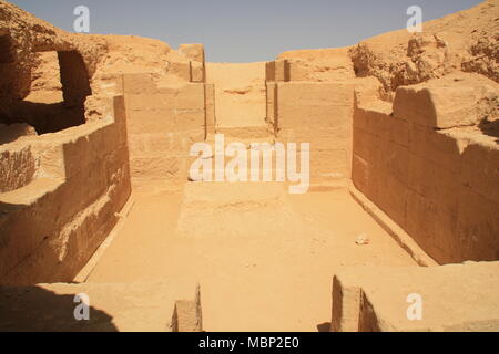 Berg der Toten in Siwa, Oase Siwa, Ägypten Stockfoto