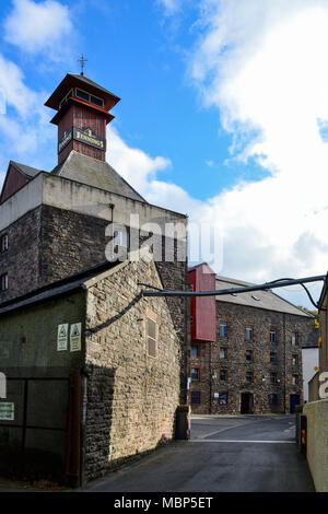 Eingang zum Jennings Brewery in Cockermouth im Lake District, Cumbria, England Stockfoto