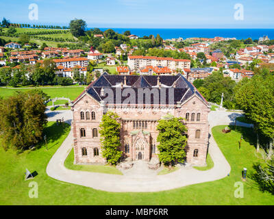 Sobrellano Palast oder Palacio de Sobrellano in Comillas, Kantabrien Region von Spanien Stockfoto