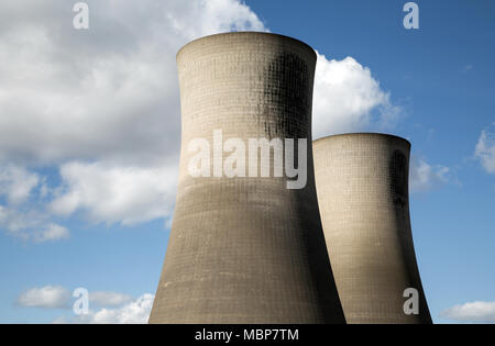 Kühltürme, Middlesbrough, England. Stockfoto