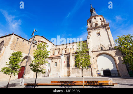 Kathedrale Santa Maria de Vitoria ist eine römisch-katholische Kathedrale im gotischen Stil in Vitoria-Gasteiz, Baskenland, Spanien Stockfoto