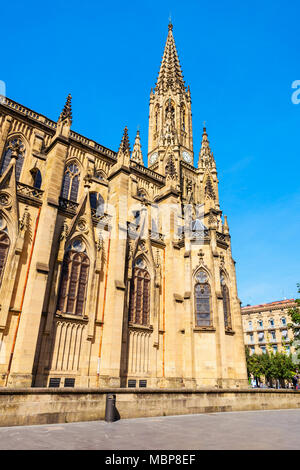 Die Kathedrale vom Guten Hirten in San Sebastian Donostia Stadt, Baskenland in Spanien Stockfoto