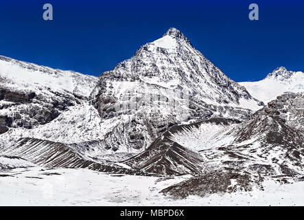 Berge rund um Tilicho See in Himalaya, Annapurna region, Nepal Stockfoto