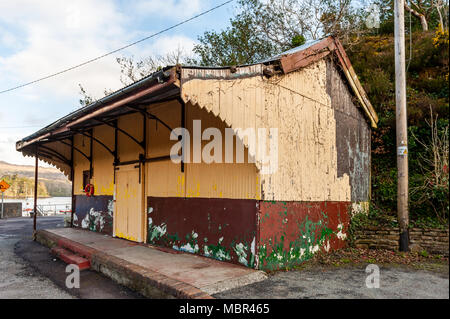 Glengarriff Steam Shipping Co-Büro in Glengarriff, West Cork, Irland. Stockfoto