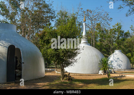 Baan Damm oder Black House, Museum für Kunst in Chiang Rai, Thailand Stockfoto