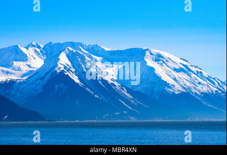 Berge von Turnigan Arm Stockfoto