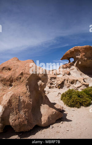 Dali Wüste bei Eduardo Avaroa Fauna der Anden nationale Reserve in Bolivien Stockfoto