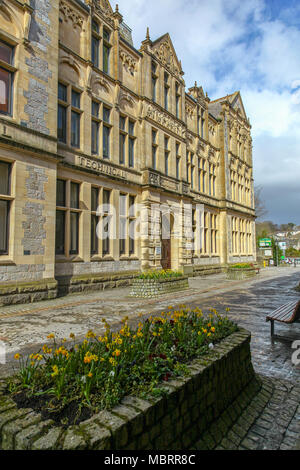 Passmore Edwards kostenlose öffentliche Bibliothek und zentrale technische Schulen für Cornwall Gebäude an Pydar Straße, Truro, Cornwall, South West England, Großbritannien Stockfoto