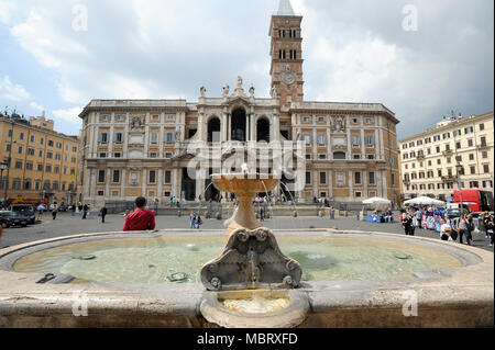 Eucharistiefeier Basilica di Santa Maria Maggiore (Basilika Santa Maria Maggiore) an der Piazza di Santa Maria Maggiore im historischen Zentrum von Rom aufgeführt Welt Stockfoto