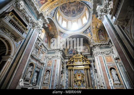 Salus Populi Romani (Beschützerin und Gesundheit des römischen Volkes) in Borghese (Pauline) Kapelle in der Eucharistiefeier Basilica di Santa Maria Maggiore (Päpstliche Basili Stockfoto