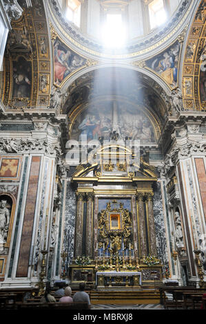 Salus Populi Romani (Beschützerin und Gesundheit des römischen Volkes) in Borghese (Pauline) Kapelle in der Eucharistiefeier Basilica di Santa Maria Maggiore (Päpstliche Basili Stockfoto