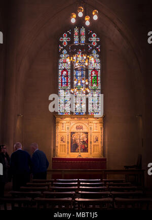 Kapelle von St. Edmund in der Kathedrale von St. Edmundsbury (aka St Edmund, St. James, St. Dennis) in Bury St Edmunds, England. Stockfoto