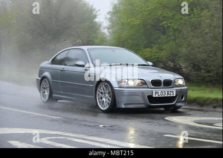 2003 BMW M3 CSL E92 Coupé Form des deutschen Sports Stockfoto