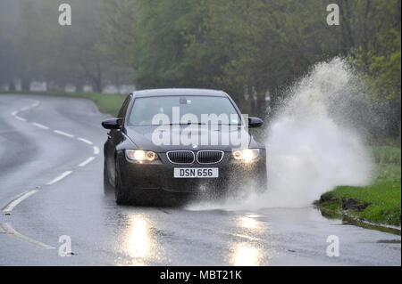 E92 BMW M3 Sport Limousine, alle Black Out urdered" suchen Stockfoto