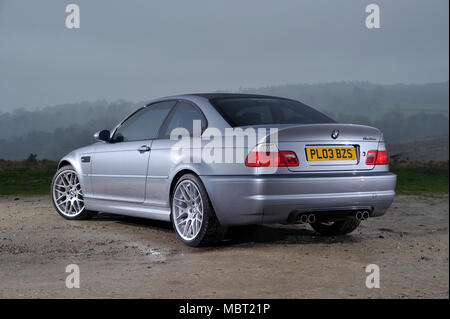 2003 BMW M3 CSL E92 Coupé Form des deutschen Sports Stockfoto