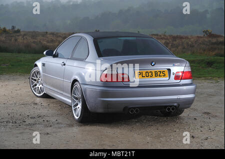 2003 BMW M3 CSL E92 Coupé Form des deutschen Sports Stockfoto