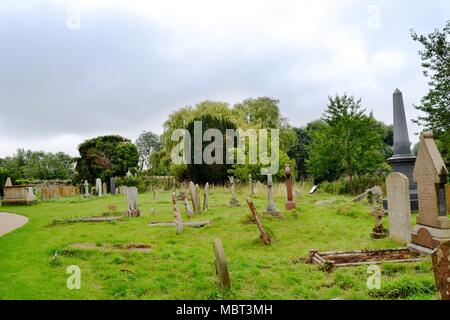 Friedhof in Olney, Buckinghamshire (UK) Stockfoto