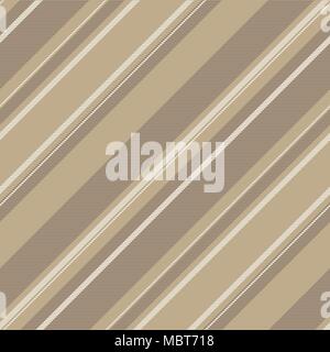 Kaffee Farbe gestreiften Hintergrund nahtlose Muster. Vector Illustration. Stock Vektor