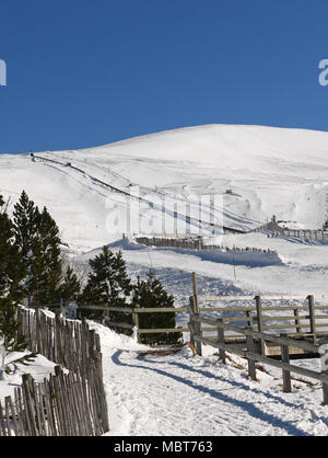 Cairngorm Mountain Ski Resort in Schottland Stockfoto