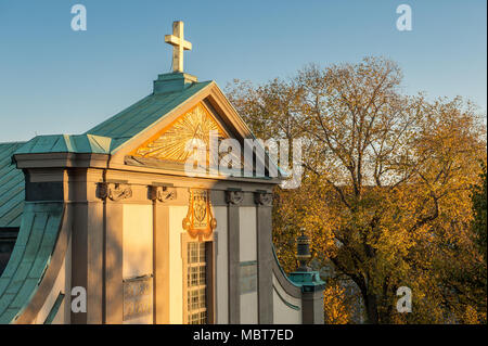 St. Olai Kirche und das olai Park im Herbst in Norrköping, Schweden Stockfoto