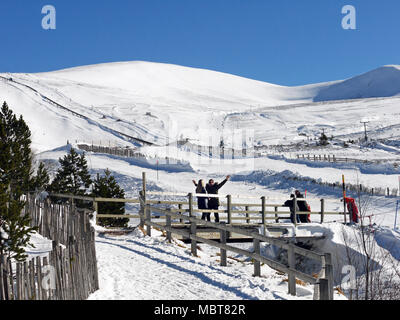 Cairngorm Mountain Ski Resort in Schottland Stockfoto