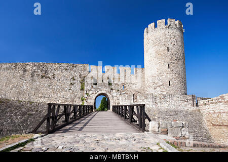 Eingangstor in die Festung Kalemegdan, Belgrad, Serbien Stockfoto