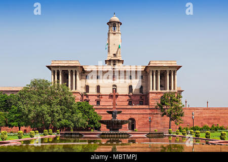 NEW DELHI, INDIEN - 18 September: Rashtrapati Bhavan ist die offizielle Homepage des Präsidenten von Indien am 18 September, 2013, New Delhi, Indien. Stockfoto