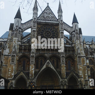 März 2018, Westminter Abbey, London, UK. Quadratisches Bild. Stockfoto