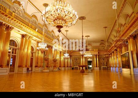 Wappen Halle Innenraum der Eremitage Stockfoto