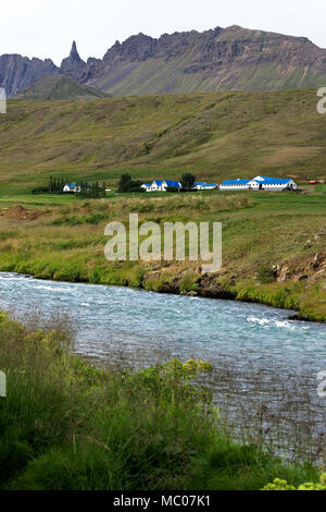 Jonasarlundur, Berglandschaft, Northern Island Stockfoto